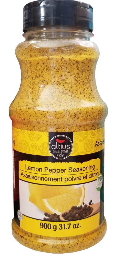 ÉPICE LEMON PEPPER SEASONNING, ALTIUS 900G