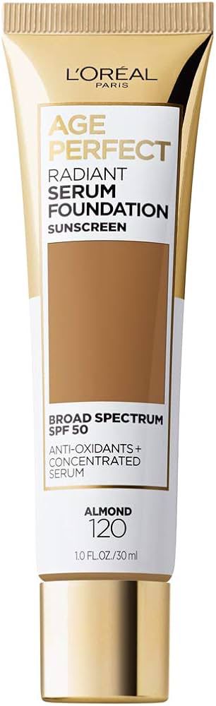 FOND DE TEINT TUBE  SERUM RADIEUX AGE PERFECT 120 AMANDE, 30ml