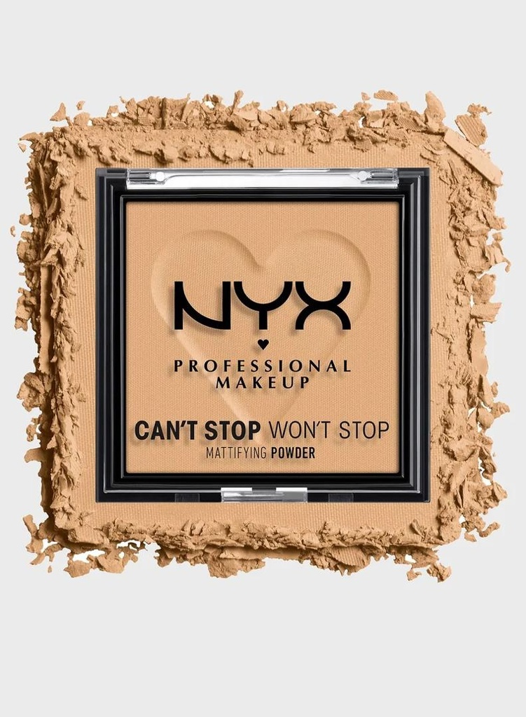 POUDRE MATIFIANTE, NYX CAN'T STOP GOLDEN