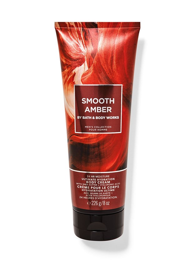 CRÉME SMOOTH AMBER HOMME, BY BATH AND BODY WORKS, 226G