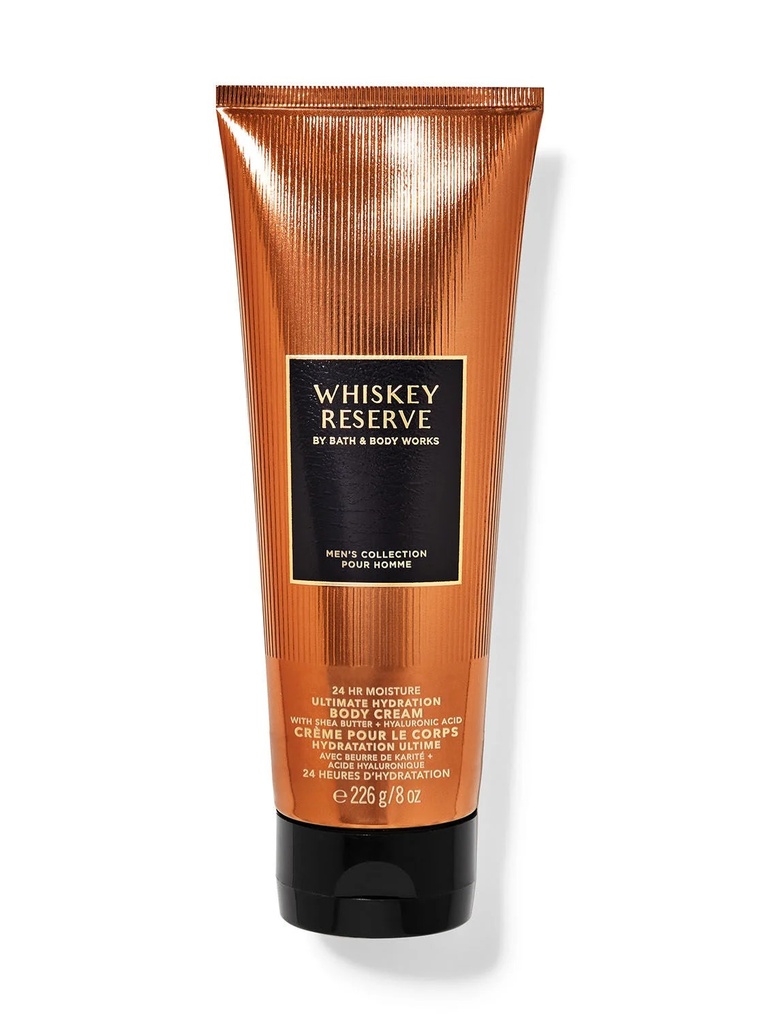 CRÉME POUR LE CORPS,  WHISKEY RESERVE BATH AND BODY WORKS, 226G 
