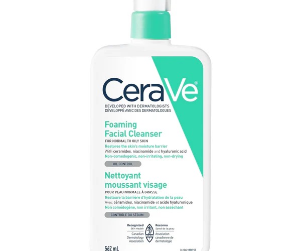 CeraVe - Foaming Facial Cleanser  peau normale a grasse 562ML