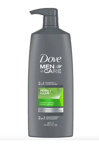 DOVE MEN+CARE 2 en 1 SHAMPOOING FRESH+CLEAN 1.18L