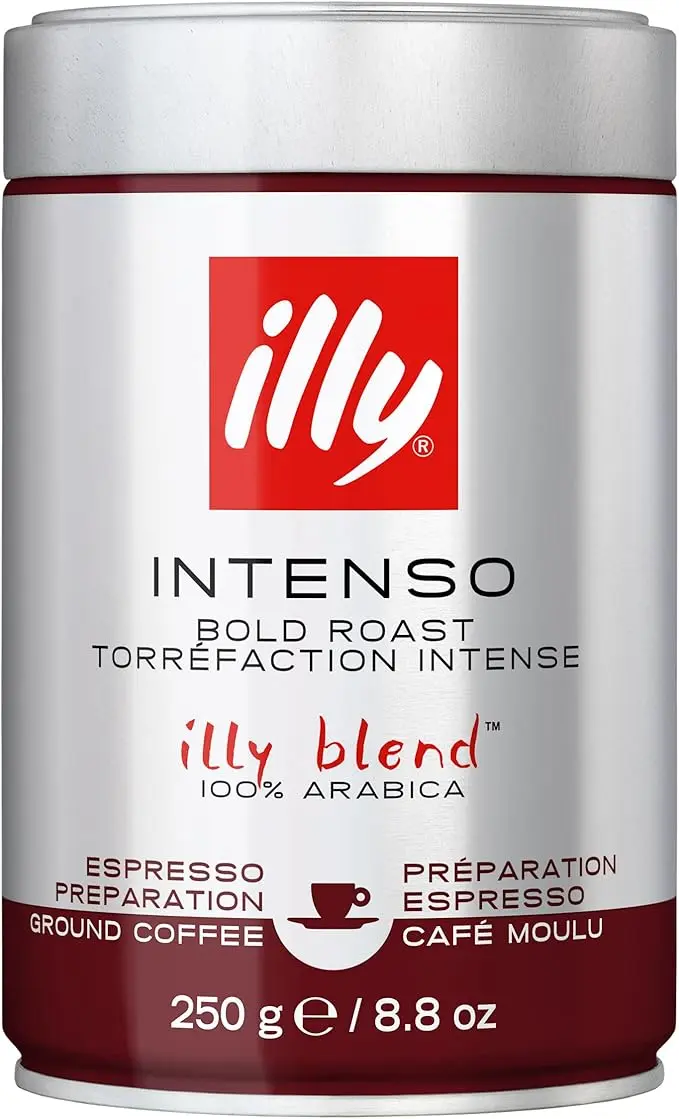 café moulu espresso intenso Illy,  250g