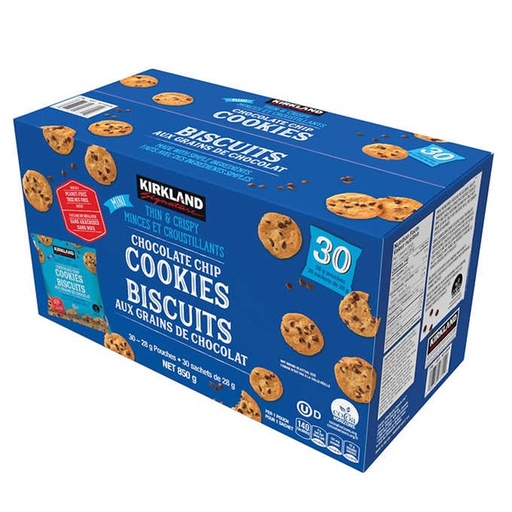  Biscuits Cookies Signature Chocolate Kirkland,  30 × 28 g